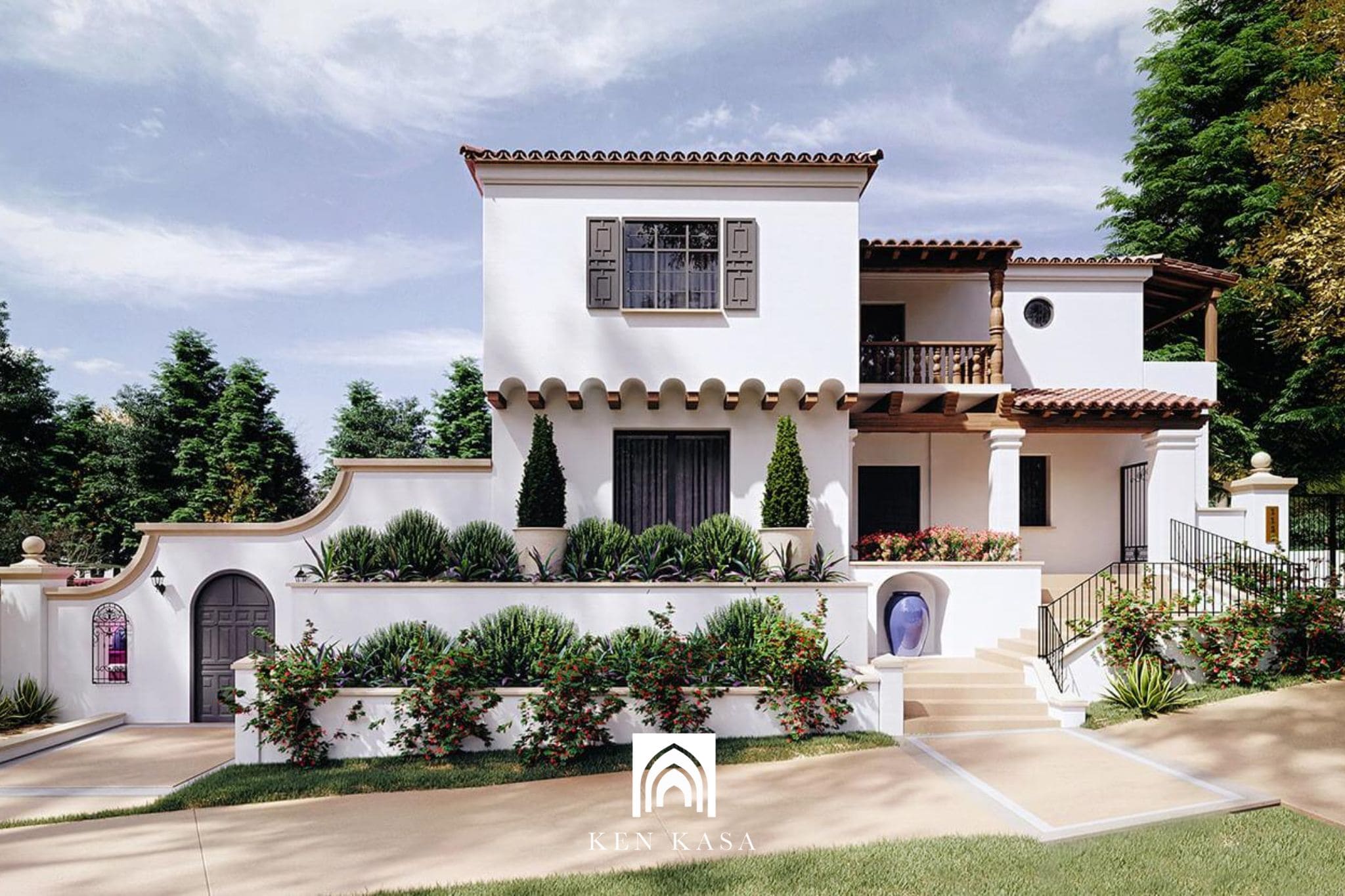 biệt thự nghỉ dưỡng phong c&aacute;ch Địa Trung Hải